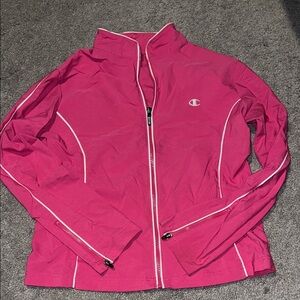 Vintage Champion Women's Vibrant Pink Utility Jacket